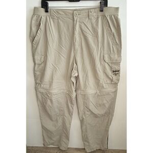 Columbia Titanium Packable Convertible Pants Men's Large Tan Cargo Outdoor Hike